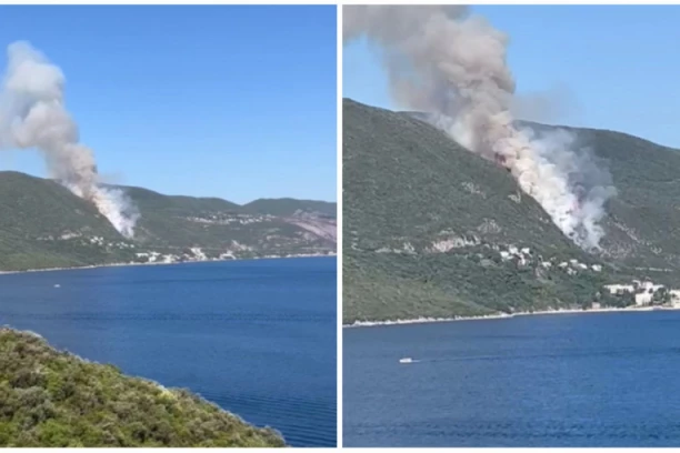 VELIKI POŽAR KOD NJIVICA! Teren je nepristupačan, vatra se brzo širi! "Situacija nije dobra"!
