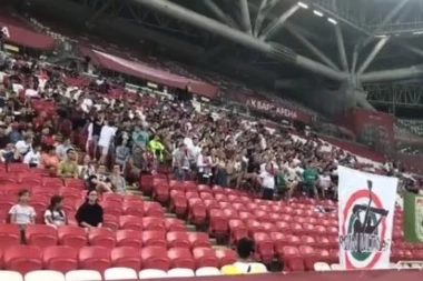 "Kosovo je Srbija" pomirilo posvađane ruske navijače: Podrška srpskom narodu s meča Rubin - Ufa! (VIDEO)