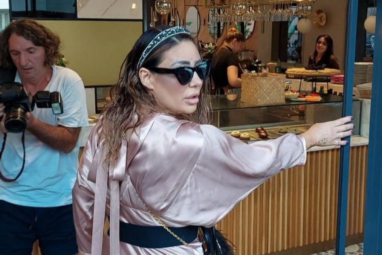 Ana Nikolić na proslavi rođendana ćerke Tare