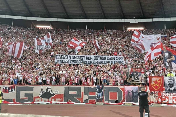 A BLOODCURDLING MESSAGE ABOUT KNIN: Delije displayed a BRUTAL banner, then THUNDERED "Tamo daleko" - "Marakana" was shaking! (VIDEO)