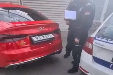 MENJAO TABLICE U BONDOVOM STILU: Influenseru oduzet skupoceni "audi" zbog bahatog ponašanja (VIDEO)