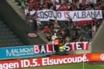 HUGE SCANDAL IN STOCKHOLM: UEFA on the move, Albanians brought in the flag of Greater Albania and a shameful banner! (VIDEO)