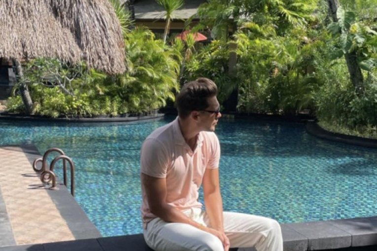 Miloš Biković na odmoru