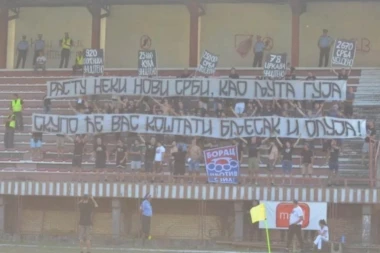 RASTU NEKI NOVI SRBI: Poruka navijača Borca odzvanja regionom!