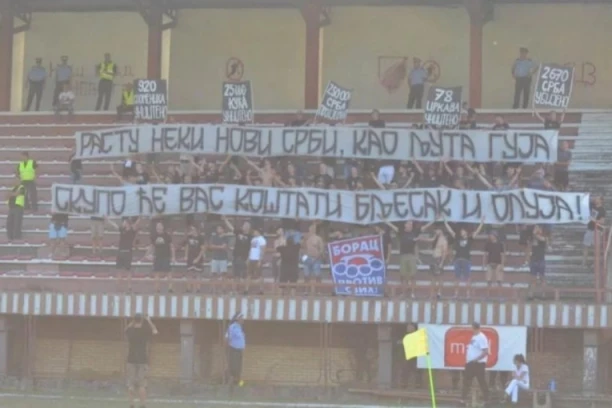 RASTU NEKI NOVI SRBI: Poruka navijača Borca odzvanja regionom!