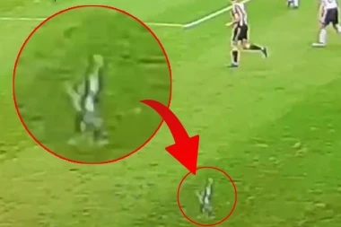 Gledaoci ZAPANJENI: Misteriozno biće snimljeno na terenu usred TV prenosa! (VIDEO)