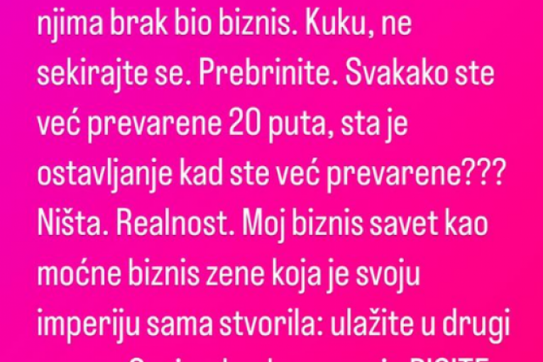 Jovana Jeremić status