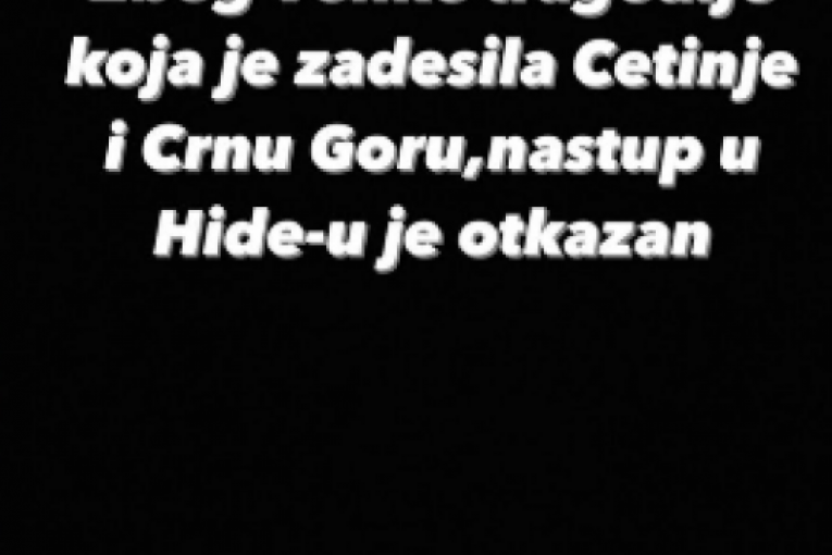 Vuk Mob otkazao nastupe