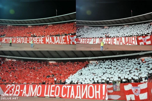 ZVEZDAŠI, UNIFORMIŠITE SE: Delije spremaju spektakl za meč sa Makabijem! (FOTO)