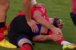 UŽAS: Teška povreda fudbalera - stadionom su odjekivali jauci! (VIDEO)