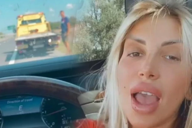 Dalila Dragojević imala NESREĆU na putu, POMOĆ stigla brzinom svetlosti: Starleta se oglasila odmah! (FOTO)