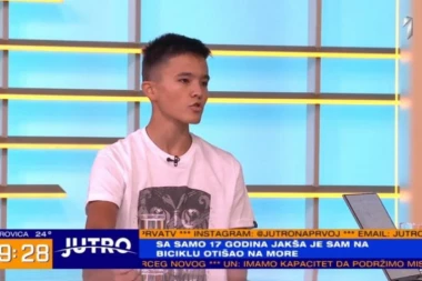 BICIKLOM DO OSTROGA ZA 5 DANA: JAKŠA KOSNIĆ iz Beograda uspeo u nesvakidašnjem podvigu!