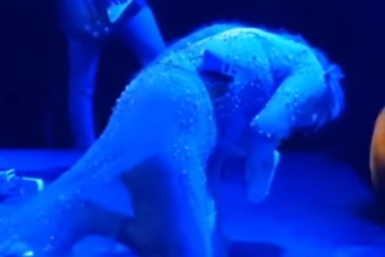 Ana Nikolić na nastupu u Požarevcu