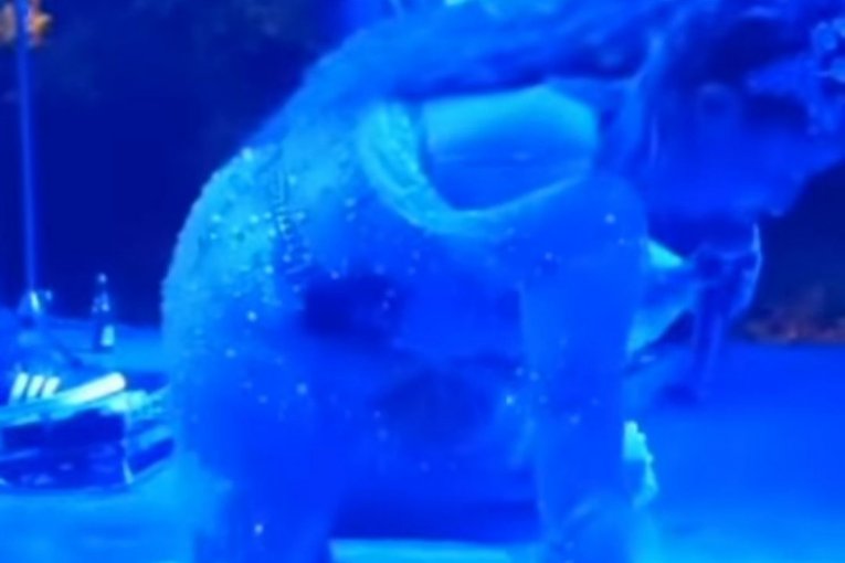 Ana Nikolić na nastupu u Požarevcu