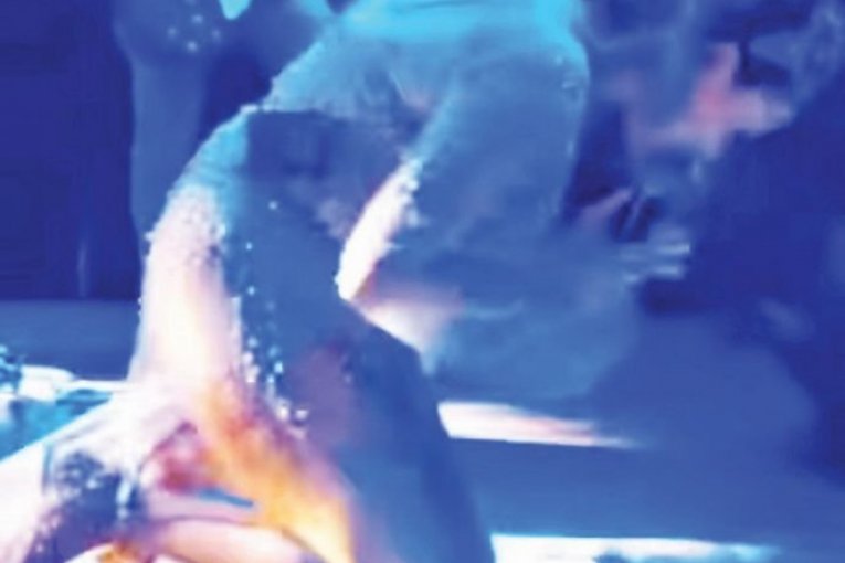 Ana Nikolić na nastupu u Požarevcu