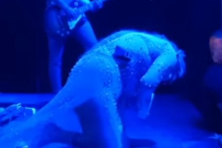 Ana Nikolić na nastupu u Požarevcu