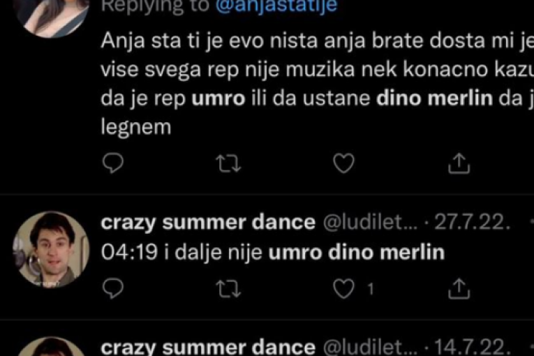 Dina Merlina sahranili na društvenim mrežama