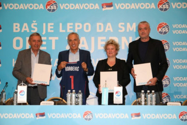 Košarkaški Savez Srbije i kompanija VODAVODA obnovili partnerstvo