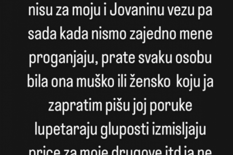 Stefan Karić o dešavanjima nakon raskida