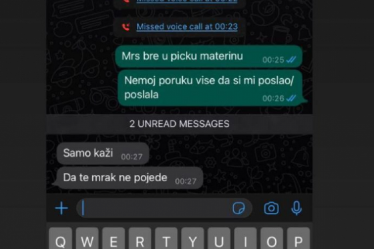 Stefan Karić i njegovi prijatelji dobijaju preteće poruke