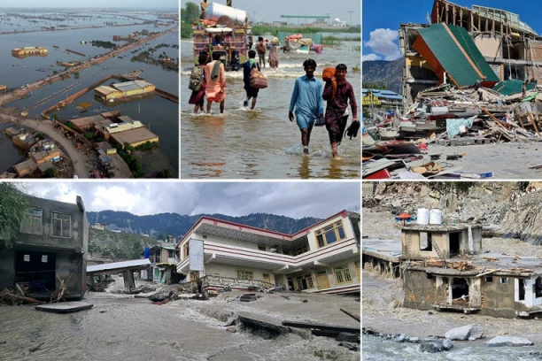 NEZAPAMĆENE POPLAVE SRAVNILE PAKISTAN: Preko 50 MILIONA evakuisano, 1.350 IZGUBILO živote (FOTO)