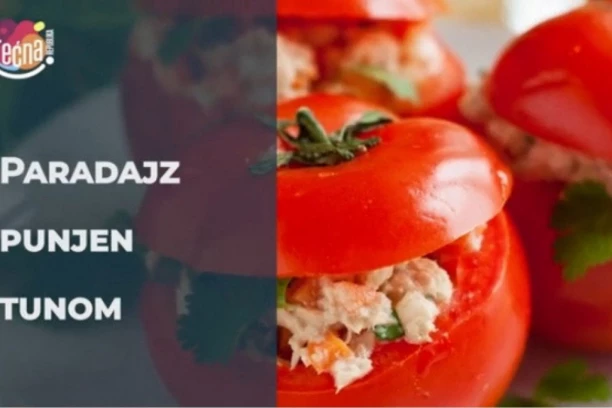 UŽIVANJE u svakom zalogaju! Paradajz punjen TUNOM! (VIDEO)