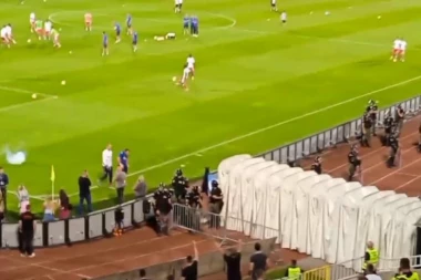 Topovskim udarom na Milana Borjana! Haos u Humskoj! (VIDEO)