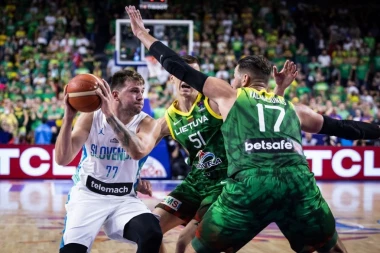 LUKA NIJE BLISTAO: Tobi i Dragić nosili Sloveniju do velike pobede nad Litvanijom!