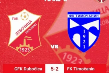 LESKOVČANI U PETOJ BRZINI: Dubočica pregazila Knjaževčane!