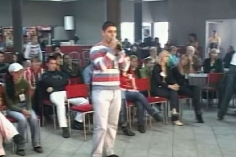 Darko Lazić na audiciji za Zvezde Granda 2008. godine