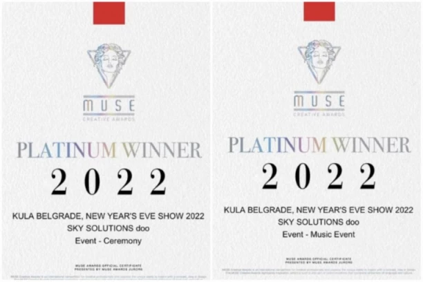Četiri prestižna međunarodna priznanja u oblasti kreativne industrije za SKYMUSIC