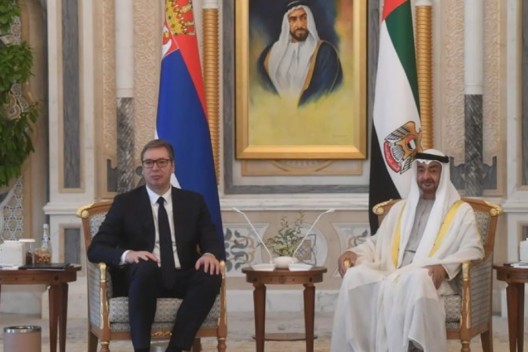 VUČIĆ SA BIN ZAJEDOM: Radujem se vašem dolasku u Beograd da vidite kako napreduju projekti! (FOTO)