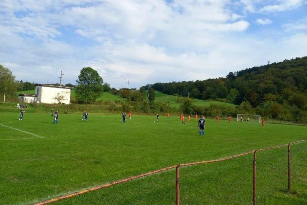 Detalj sa meča Mladost Valjevska Kamenica - Bujačić