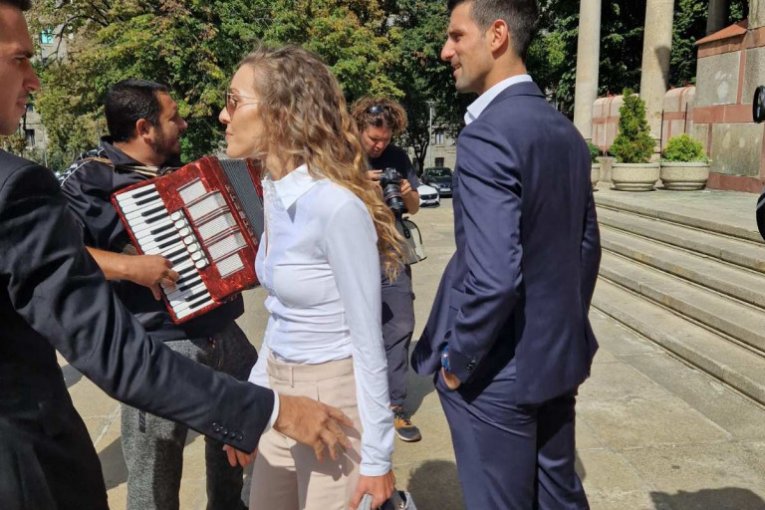 Jelena Đoković i Novak Đoković
