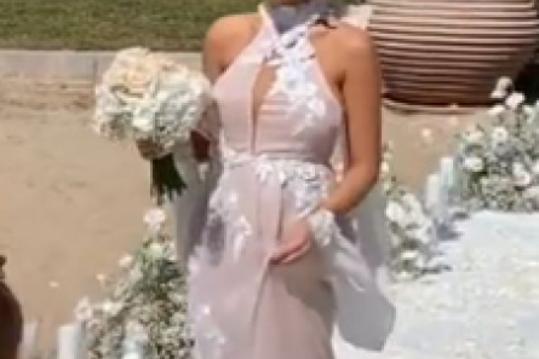 Saška Veselinov na građanskom venčanju