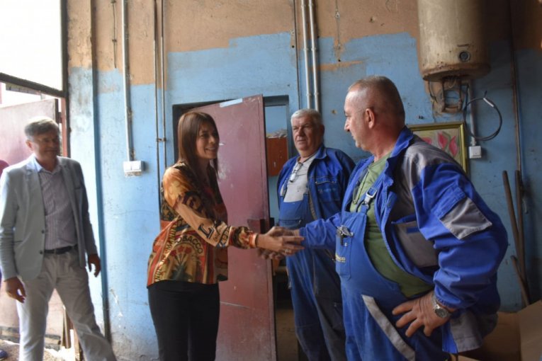 Irena Vujović u gasnoj kotlarnici