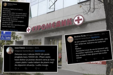 UDARAJU PO UŠIMA! Bruka Euromedika: Zakažu pregled po jednoj ceni, a naplate po drugoj!