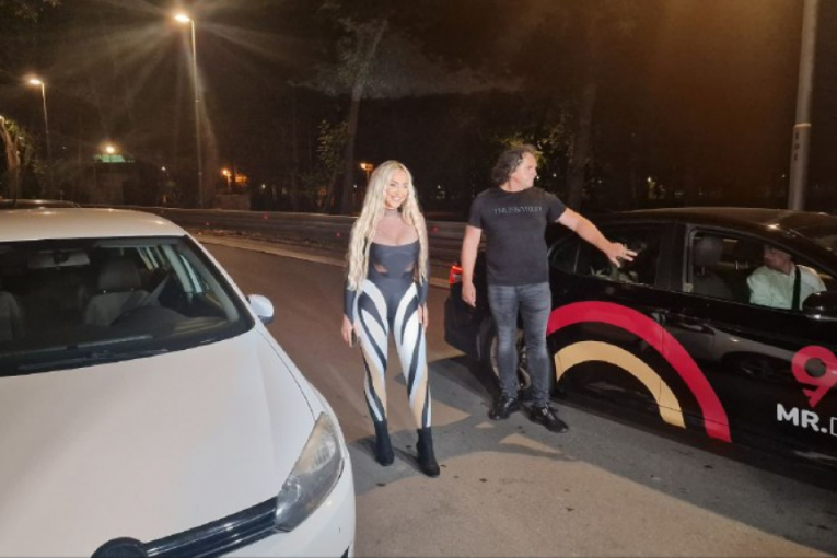 Maja Berović pred nastup u beogradskom klubu