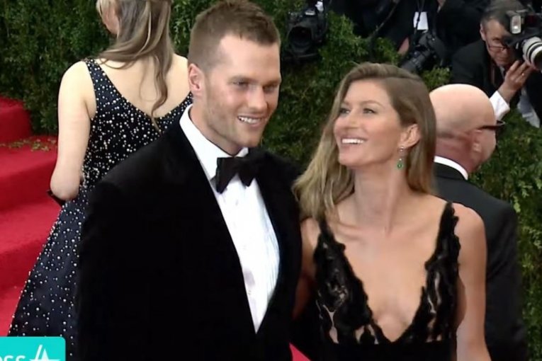 Žizel i Tom dok su bili u braku