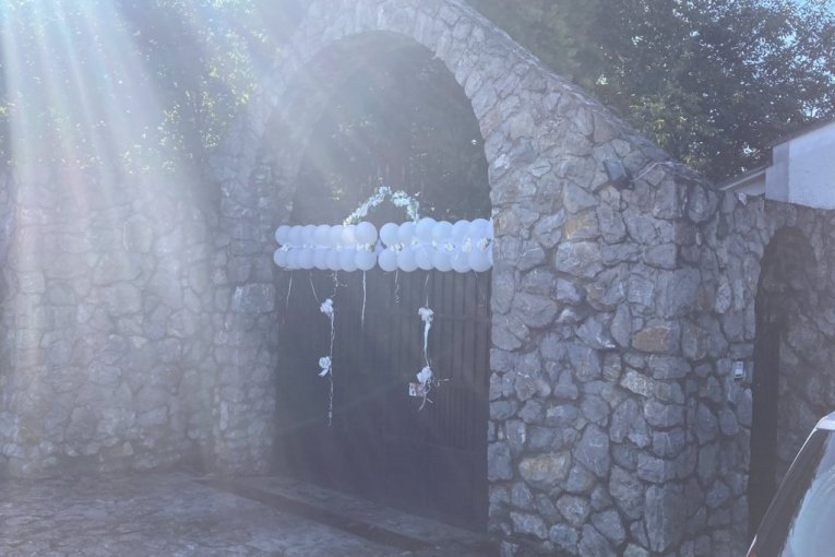 Kapija porodične kuće Mirka Šijana