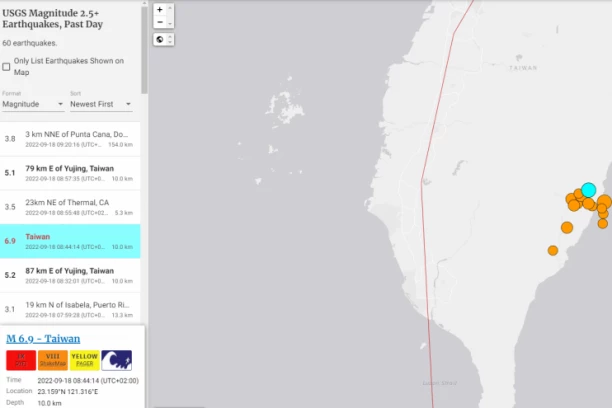APOKALIPTIČNE SCENE NA TAJVANU: Preti mu cunami, novi snažan zemljotres pogodio ostrvo! (VIDEO)