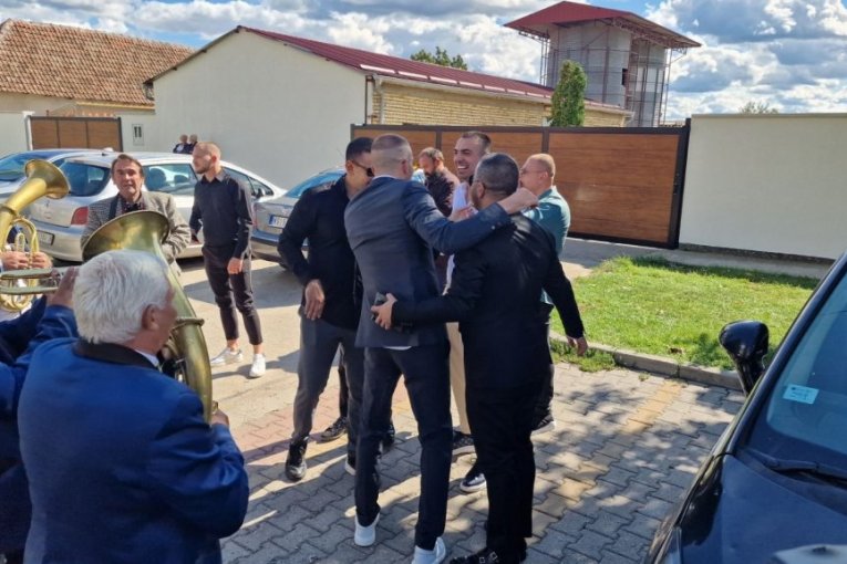 Veljko Ražnatović sa trubačima