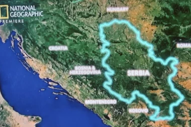 BRUKA I SRAMOTA NA NACIONALNOJ GEOGRAFIJI: Objavljena mapa Srbije bez Kosova (FOTO)
