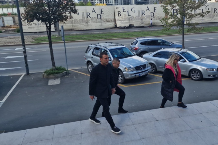 Uroš Ćertić stiže u Palatu pravde