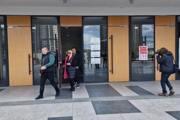 Uroš Ćertić napušta Palatu pravde