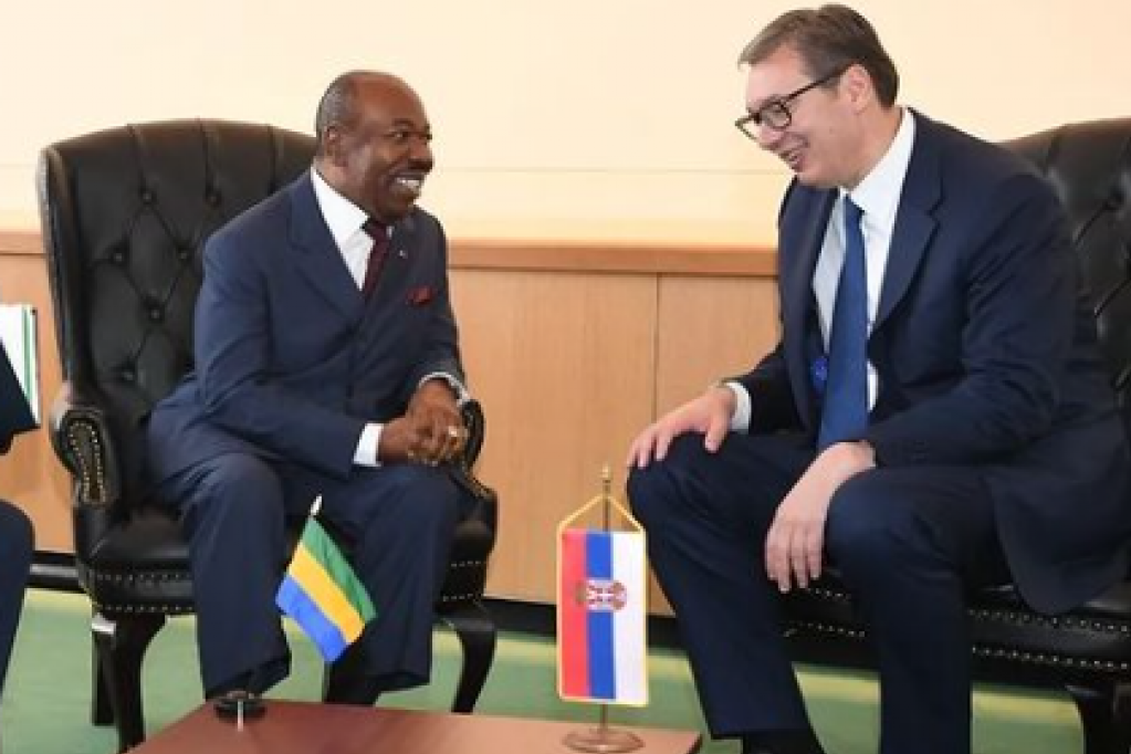 ZA INTERES OBE STRANE: Vučić se sastao sa predsednikom Republike Gabon (FOTO)