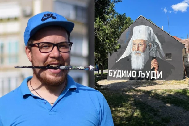 MOSKOVLJANIN OSLIKAO MURAL SRPSKOM PATRIJARHU: Svi su plakali, Pavle samo što ne PROGOVORI! (FOTO,VIDEO)