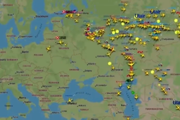 ŠOK SNIMAK FLAJT RADARA! KULJAJU LETOVI IZ MOSKVE I SANKT PETERBURGA! Rusi beže od mobilizacije! CENE AVIO KARATA dostigle astronomske cifre! (VIDEO)