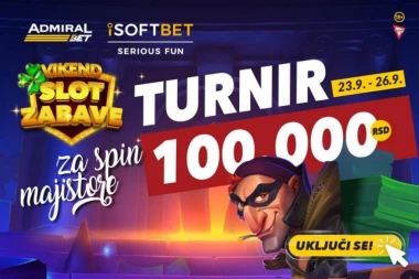VIKEND SLOT ZABAVA U ADMIRALBET-u DONOSI DO 100.000 RSD