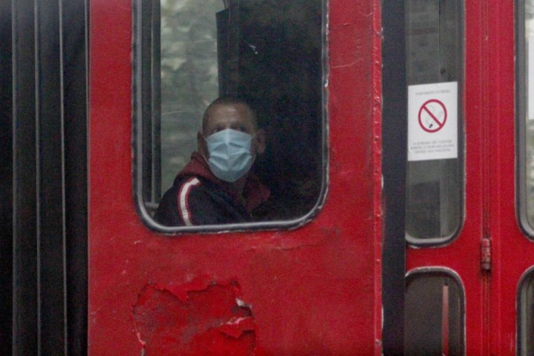 Igor Milošević u gradskom prevozu
